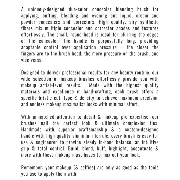 IL MAKIAGE Makeup Brush Lot Concealer Kabuki Cosmetic Sun Brushes Set of 3 NIB - Picture 6 of 8